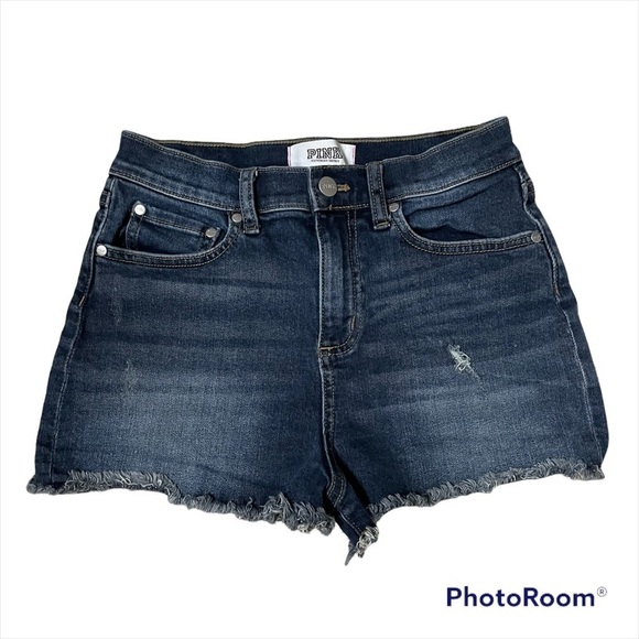 Victoria's Secret PINK High-Waist  Demin Shorts​ - Picture 7 of 8